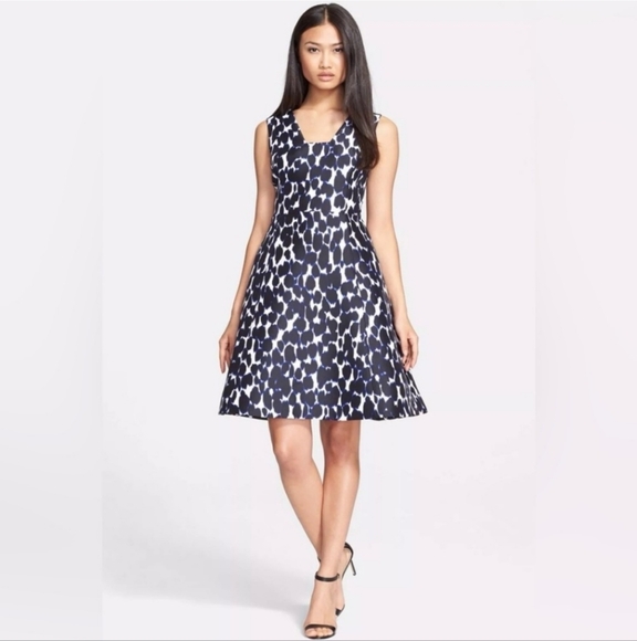 Kate spade leopard print fit and flare dress size 2 - Picture 1 of 9